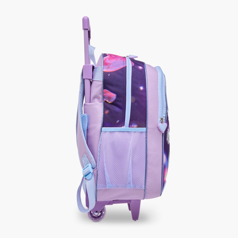 sami_studio 16 Inch Trolley-Mermaid-Set Of 5-2 Cmprt With Zip- (Polyester ) Multicolor \ 34X20X47.5 - Image 4